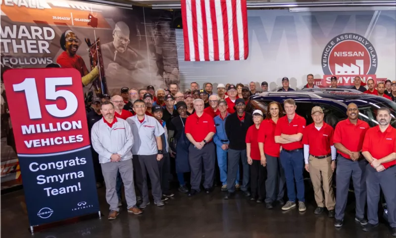 Made in America: Nissan Smyrna Plant Rolls Out 15 Millionth Vehicle