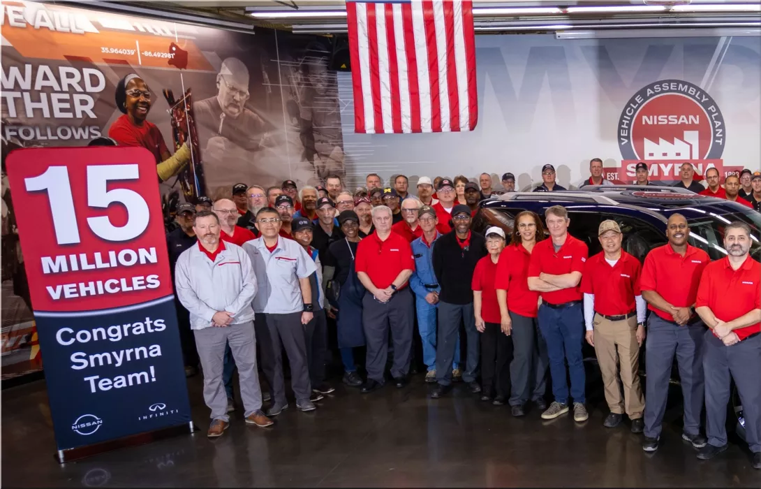 Made in America: Nissan Smyrna Plant Rolls Out 15 Millionth Vehicle